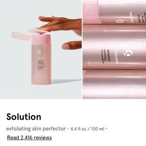Glossier solution